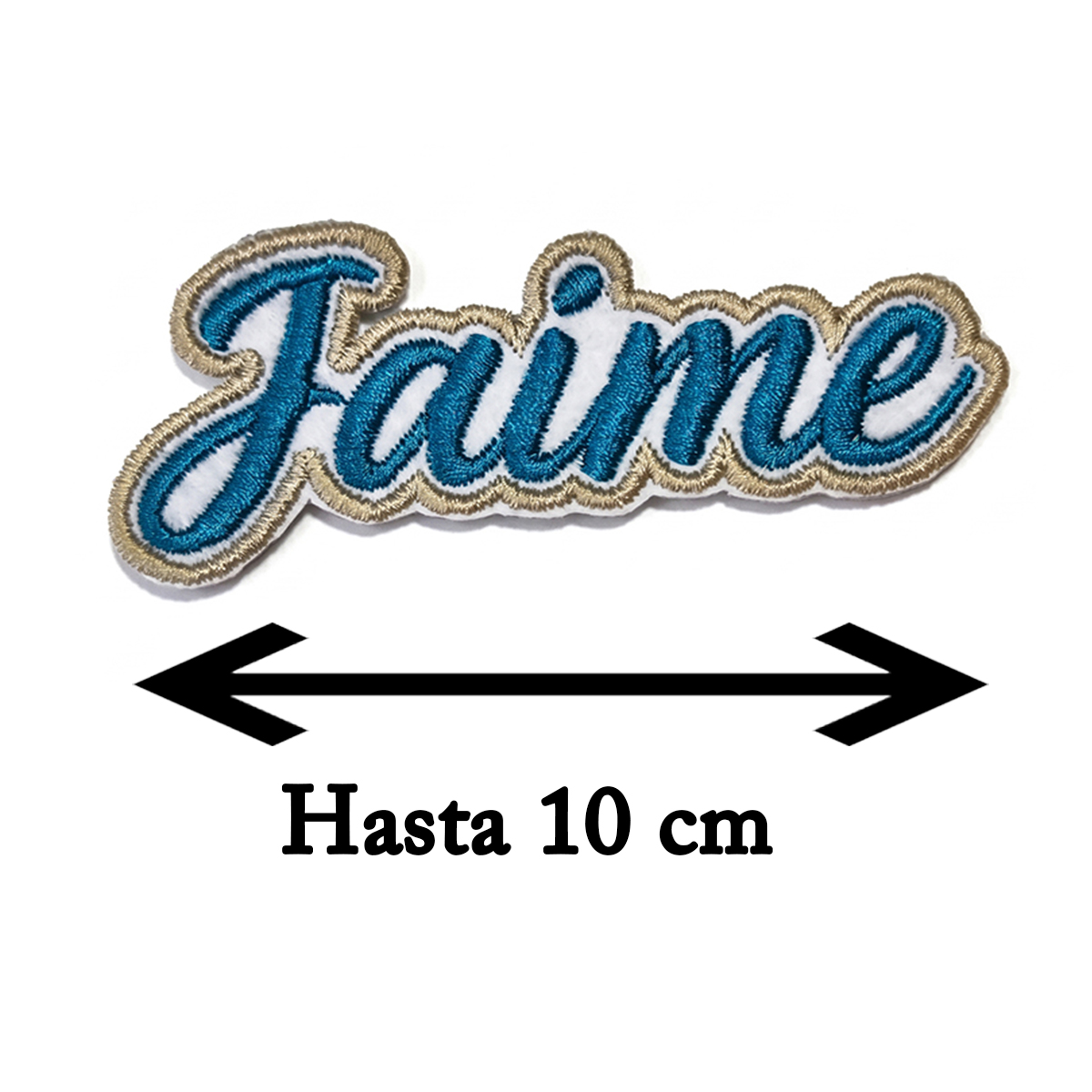 Parche nombre bordado. Modelo "Border Slim" - Imagen 7