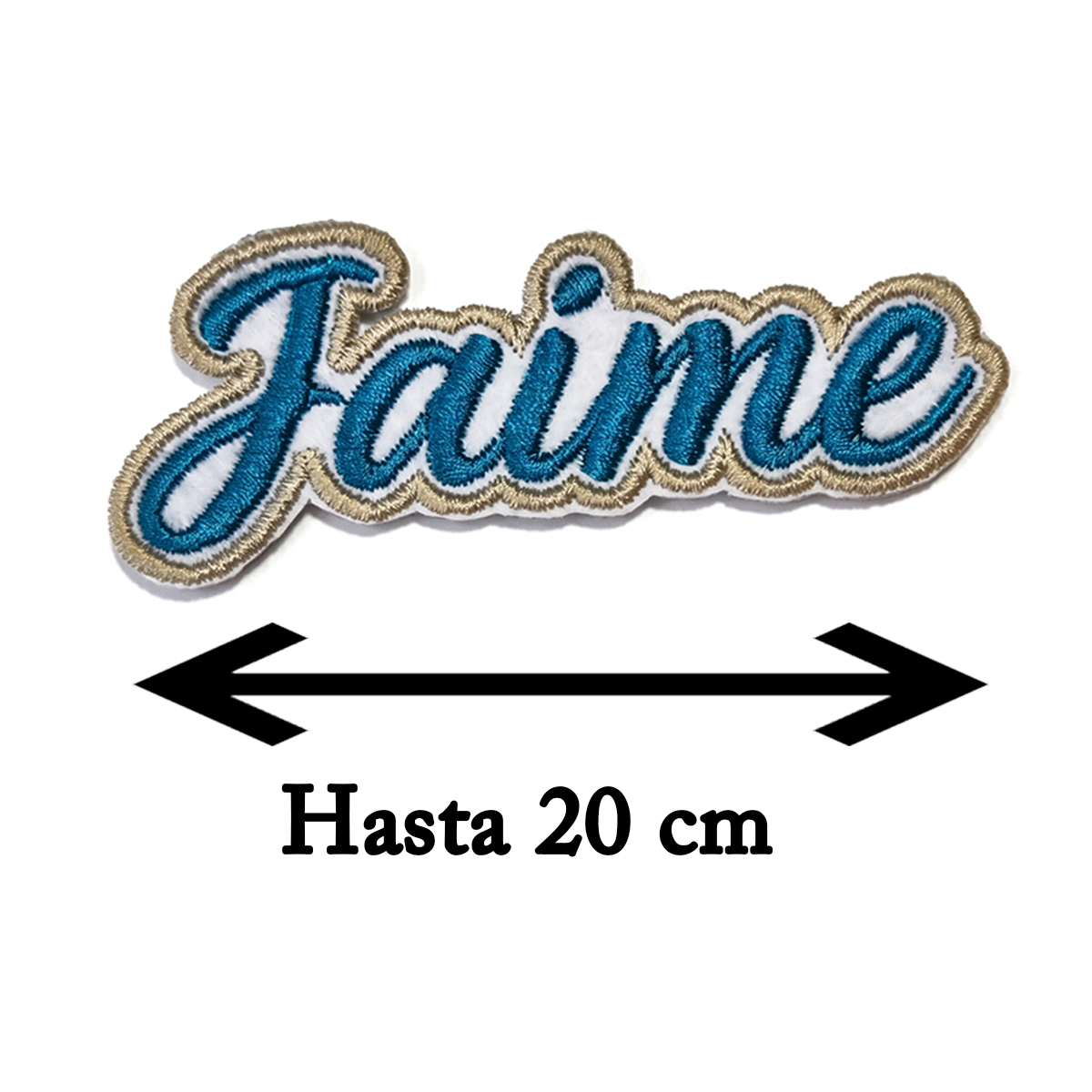 Parche nombre bordado. Modelo "Border Slim" - Imagen 8