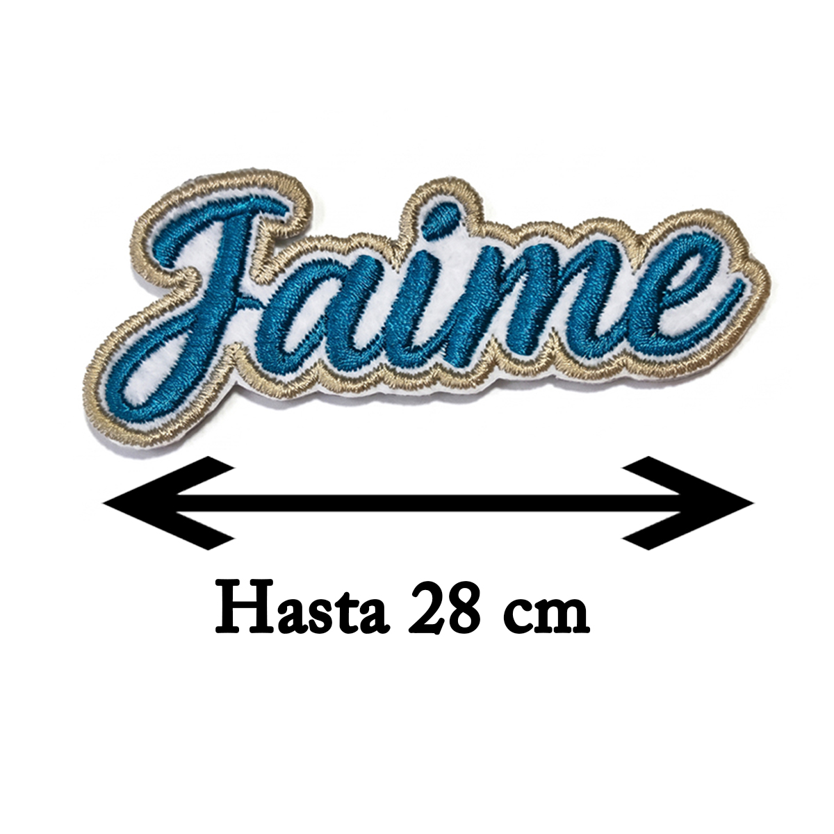 Parche nombre bordado. Modelo "Border Slim" - Imagen 9